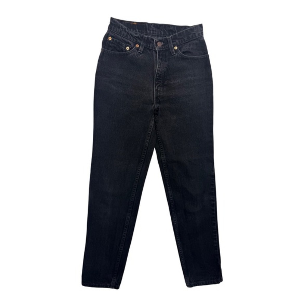 Vinatge 90s‎ Levis 512 Sz 5 JR S Black Slim Fit Tapered Leg High Rise Jeans USA